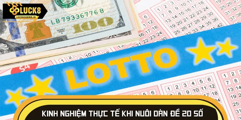 Kinh nghiệm thực tế khi nuôi dàn đề 20 số