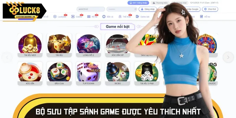 Kho game cá cược khổng lồ của nhà cái LUCK8