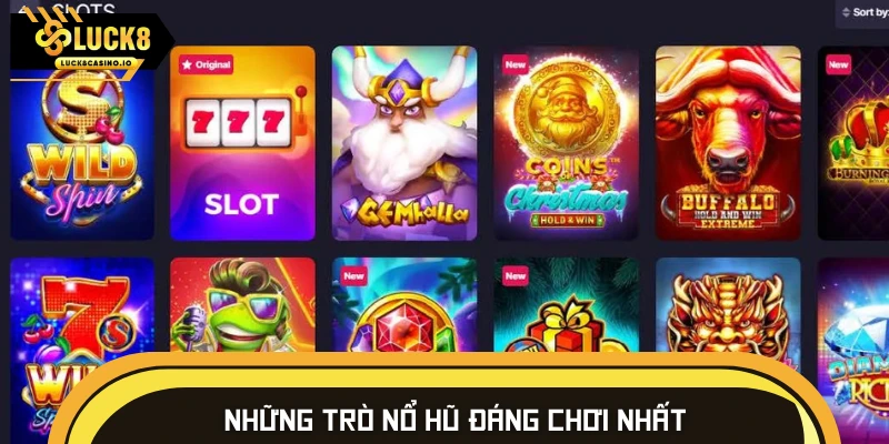 Điểm danh game nổ hũ được yêu thích nhất 